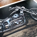 Postcard : Motorbike