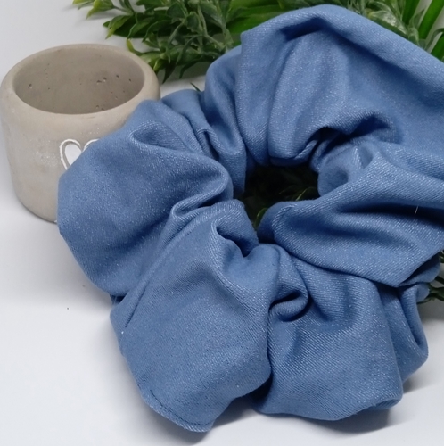 XXL Scrunchy : Light Blue Denim
