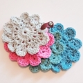 Flower Cotton Coasters