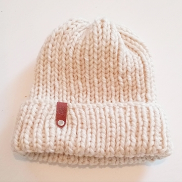 Beanie * Chunky Wool +Brim