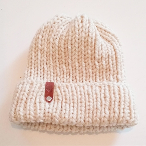 Beanie * Chunky Wool +Brim