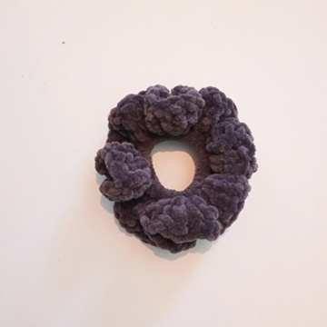 Scrunchies: Full Ruffles - Grey (Dark Moon)