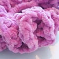 Scrunchies: Full Ruffles - Pink (Vintage Rose)