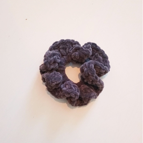 Scrunchies: Regular Ruffles - Grey (Dark Moon)