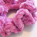 Scrunchies: Regular Ruffles - Pink (Vintage Rose)