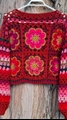 Crochet Sweater: African Flower Custom Order